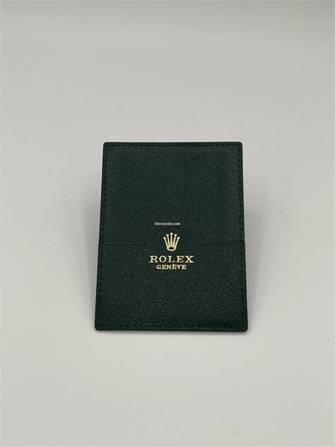 rolex porta garanzia 1014055|Rolex porta garanzia warranty holder verde green pelle for $44 .